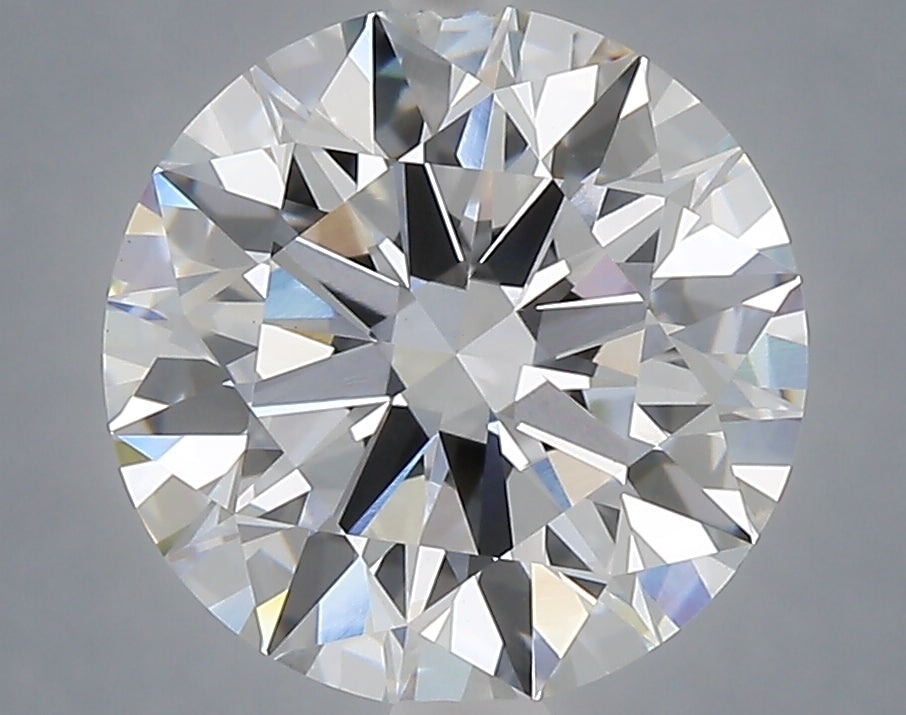 4.06 Carat Round Shaped, Ideal Cut, E Color, VVS2 Clarity, IGI Certified Lab Grown Diamond