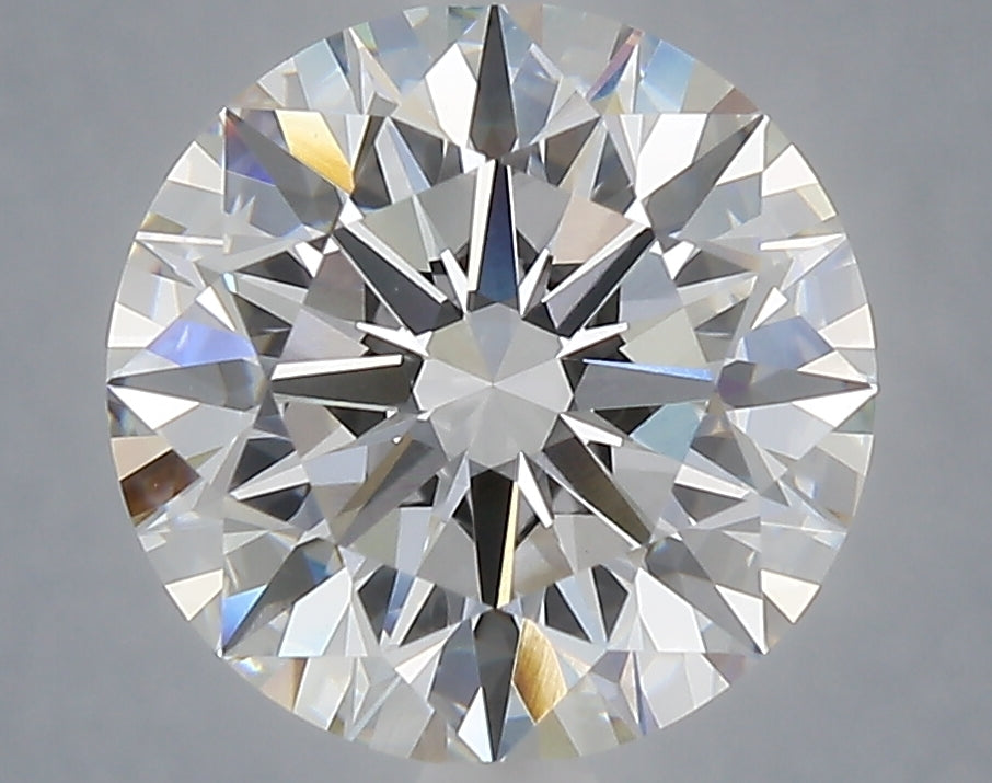 4.06 Carat Round Shaped, Ideal Cut, E Color, VVS2 Clarity, IGI Certified Lab Grown Diamond