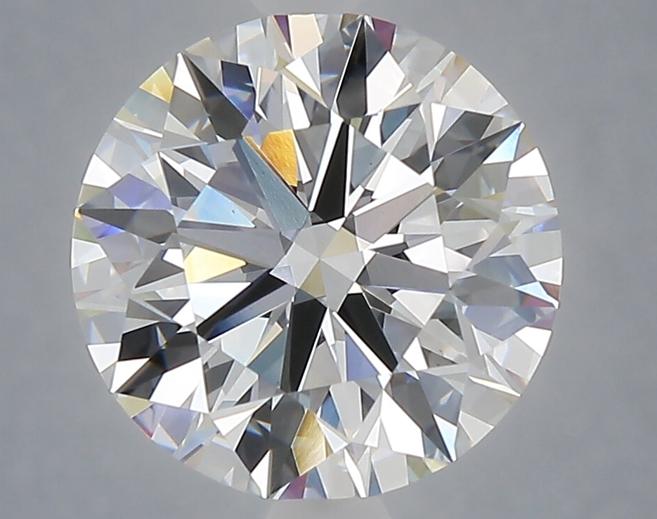 4.02 Carat Round Shaped, Ideal Cut, E Color, VVS2 Clarity, IGI Certified Lab Grown Diamond
