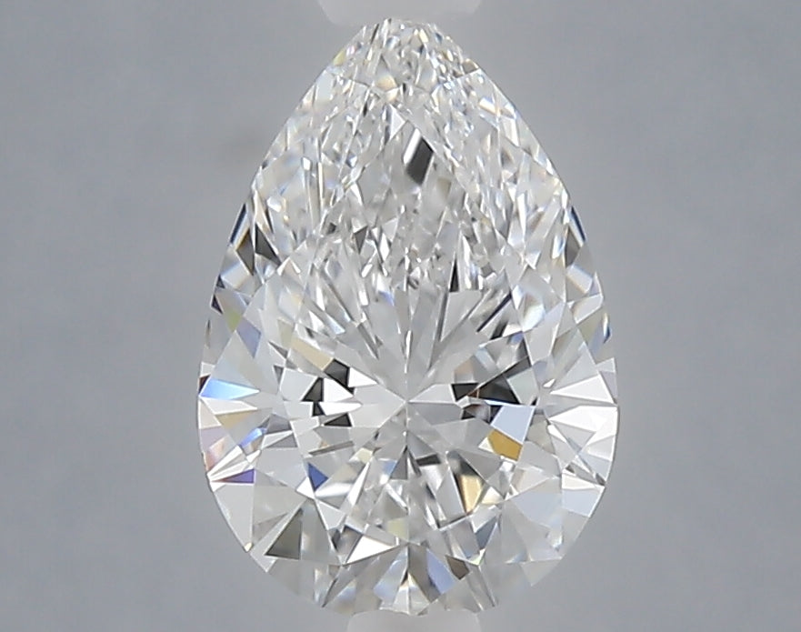 1.57 Carat Pear Shaped, Ideal Cut, D Color, VVS2 Clarity, IGI Certified Lab Grown Diamond