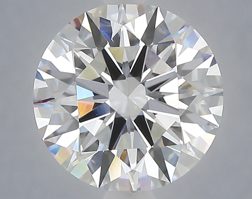 3.10 Carat Round Shaped, Ideal Cut, E Color, VVS2 Clarity, IGI Certified Lab Grown Diamond