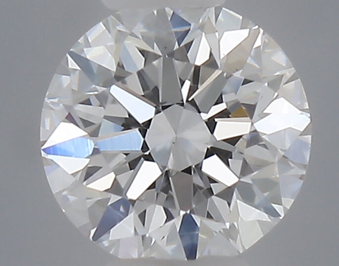 0.34 Carat Round Shaped, Excellent Cut, D Color, VVS2 Clarity, IGI Certified Lab Grown Diamond