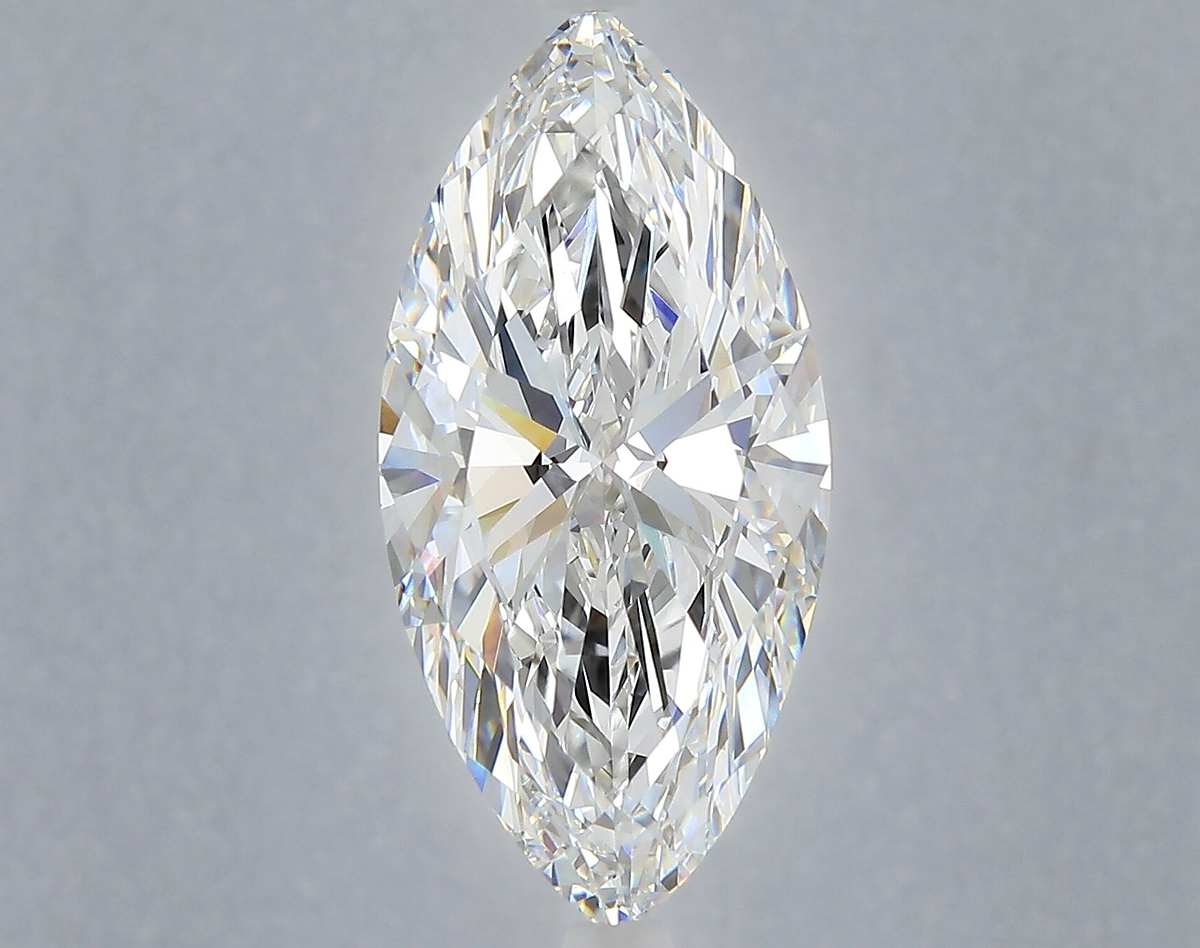 6.01 Carat Marquise Shaped, Ideal Cut, E Color, VVS2 Clarity, IGI Certified Lab Grown Diamond