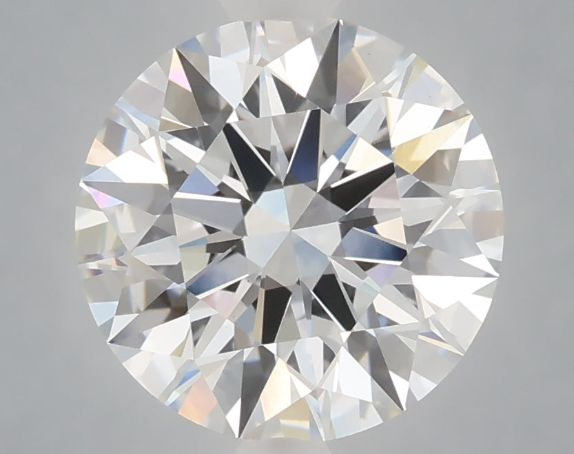 3.08 Carat Round Shaped, Excellent Cut, E Color, VVS2 Clarity, IGI Certified Lab Grown Diamond