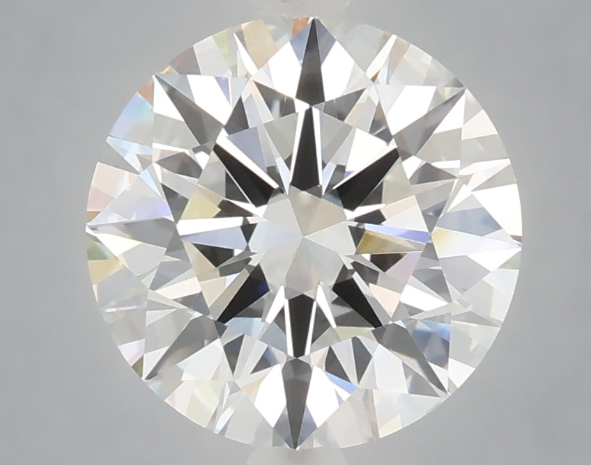 3.09 Carat Round Shaped, Excellent Cut, E Color, VVS2 Clarity, IGI Certified Lab Grown Diamond