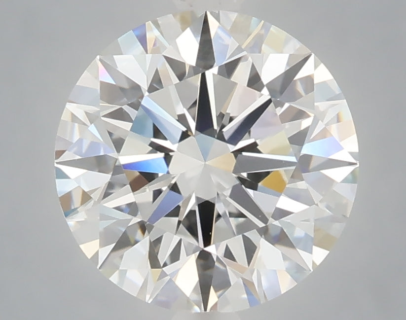 3.02 Carat Round Shaped, Ideal Cut, E Color, VVS2 Clarity, IGI Certified Lab Grown Diamond