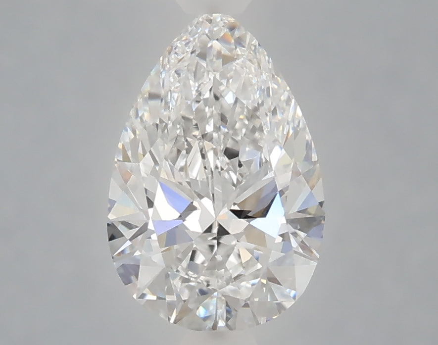 1.56 Carat Pear Shaped, Ideal Cut, D Color, VVS2 Clarity, IGI Certified Lab Grown Diamond
