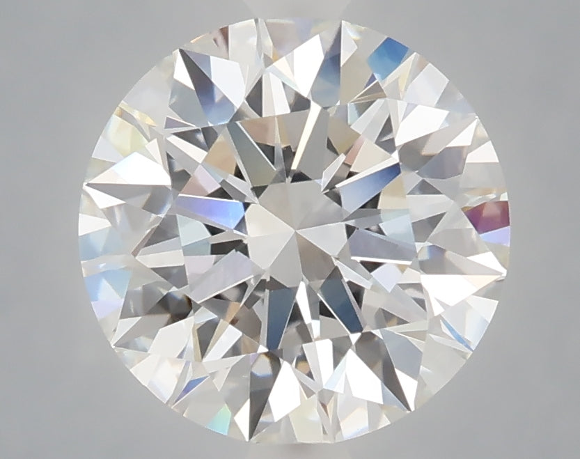 3.06 Carat Round Shaped, Ideal Cut, E Color, VVS2 Clarity, IGI Certified Lab Grown Diamond
