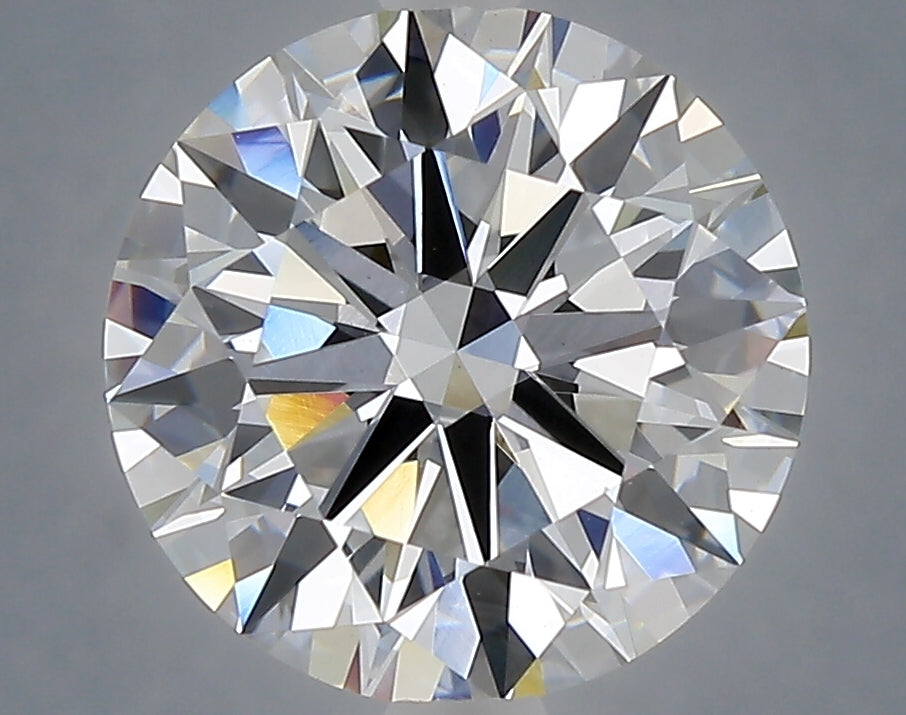 4.07 Carat Round Shaped, Ideal Cut, E Color, VVS2 Clarity, IGI Certified Lab Grown Diamond