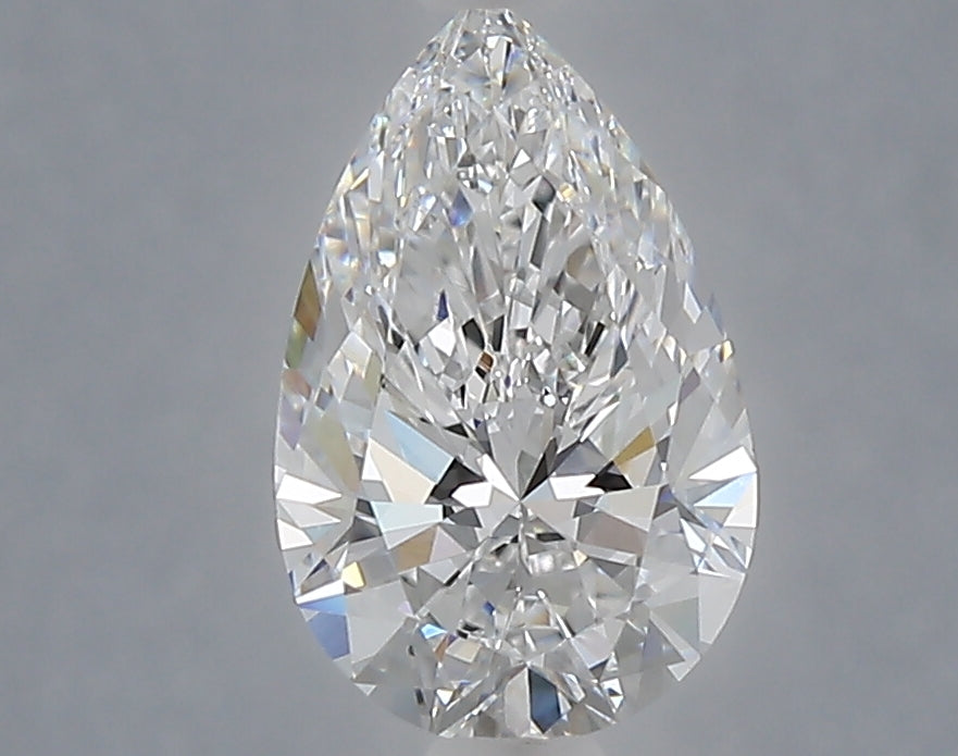 1.54 Carat Pear Shaped, Ideal Cut, D Color, VVS2 Clarity, IGI Certified Lab Grown Diamond