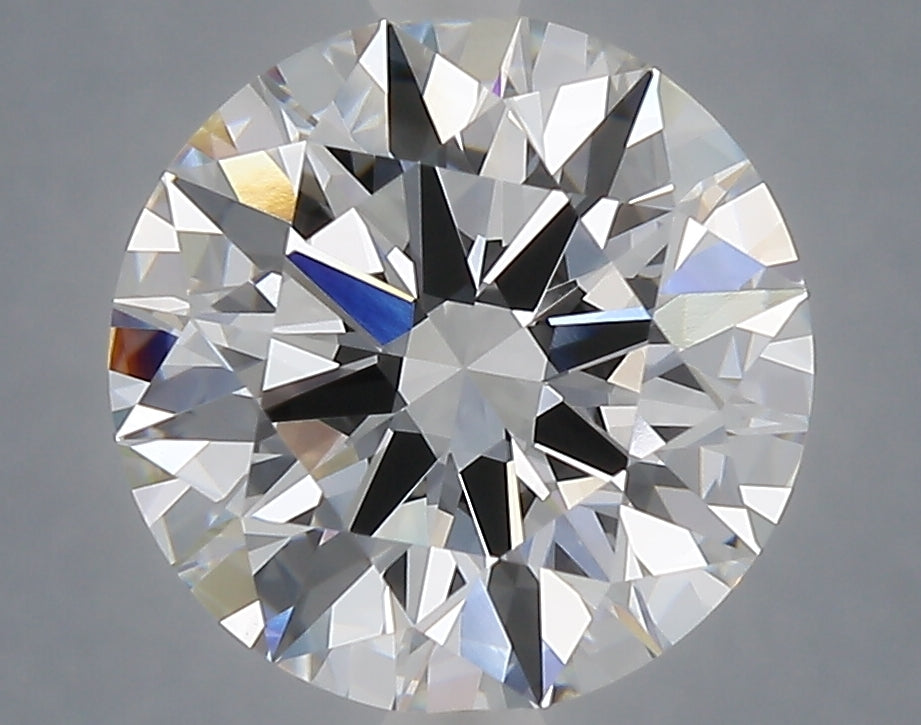 4.06 Carat Round Shaped, Excellent Cut, E Color, VVS2 Clarity, IGI Certified Lab Grown Diamond