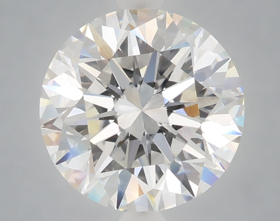 4.03 Carat Round Shaped, Excellent Cut, E Color, VVS2 Clarity, IGI Certified Lab Grown Diamond