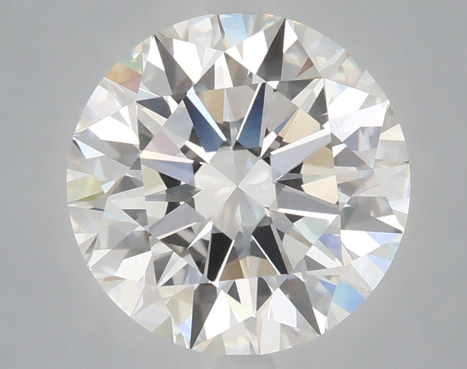 4.04 Carat Round Shaped, Excellent Cut, E Color, VVS2 Clarity, IGI Certified Lab Grown Diamond