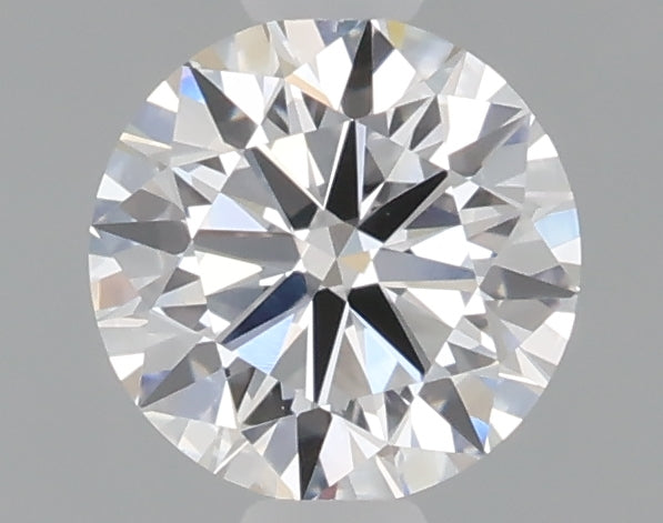 0.54 Carat Round Shaped, Very Good Cut, D Color, VVS2 Clarity, IGI Certified Lab Grown Diamond