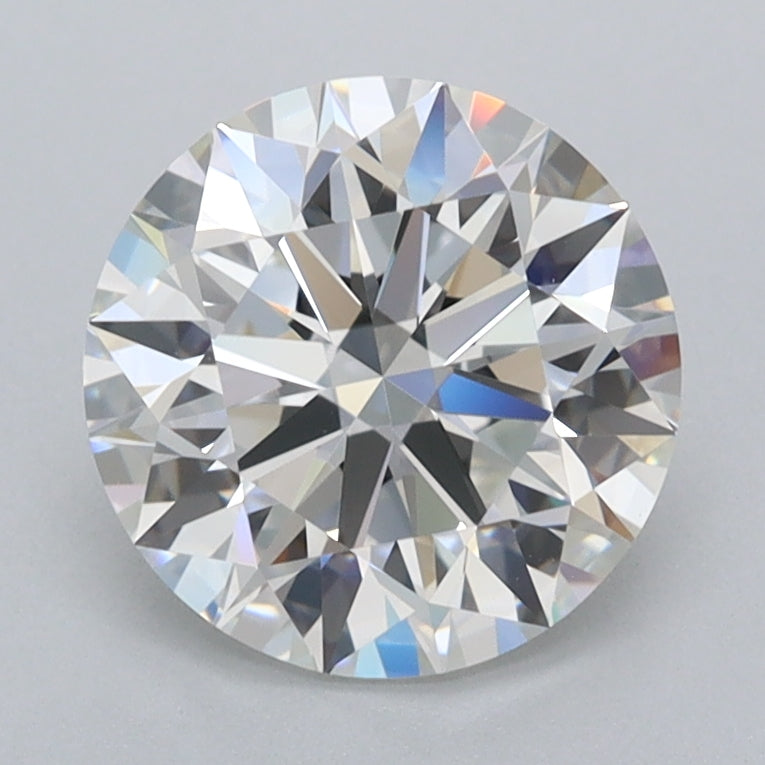 2.03 Carat Round Shaped, Ideal Cut, F Color, VVS1 Clarity, IGI Certified Lab Grown Diamond