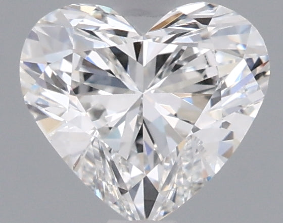 0.96 Carat Heart Shaped, Ideal Cut, E Color, VVS2 Clarity, IGI Certified Lab Grown Diamond