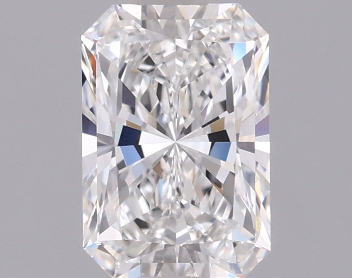 1.08 Carat Radiant Shaped, Excellent Cut, D Color, VVS2 Clarity, IGI Certified Lab Grown Diamond