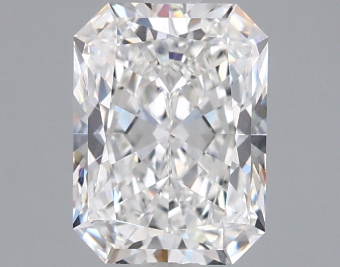 1.48 Carat Radiant Shaped, Ideal Cut, E Color, VVS2 Clarity, IGI Certified Lab Grown Diamond