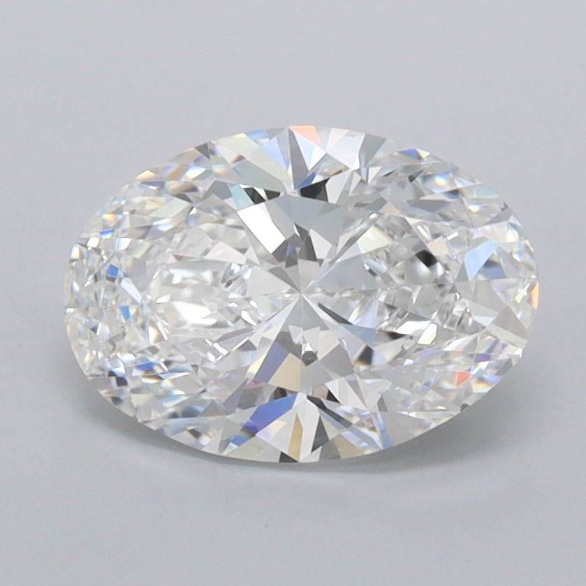 1.52 Carat Oval Shaped, Ideal Cut, D Color, FL Clarity, IGI Certified Lab Grown Diamond