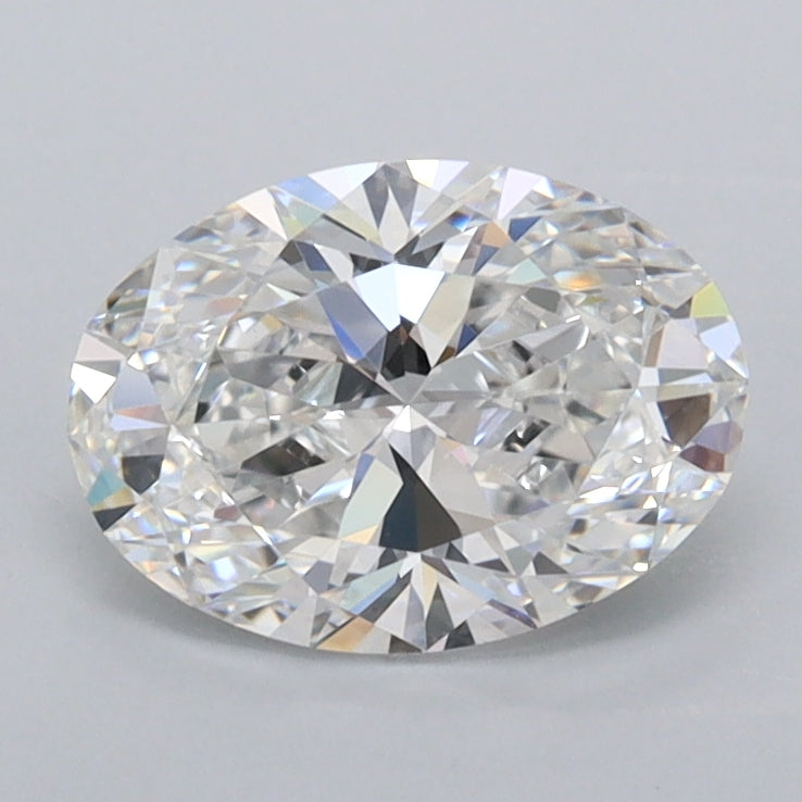 1.24 Carat Oval Shaped, Ideal Cut, D Color, FL Clarity, IGI Certified Lab Grown Diamond