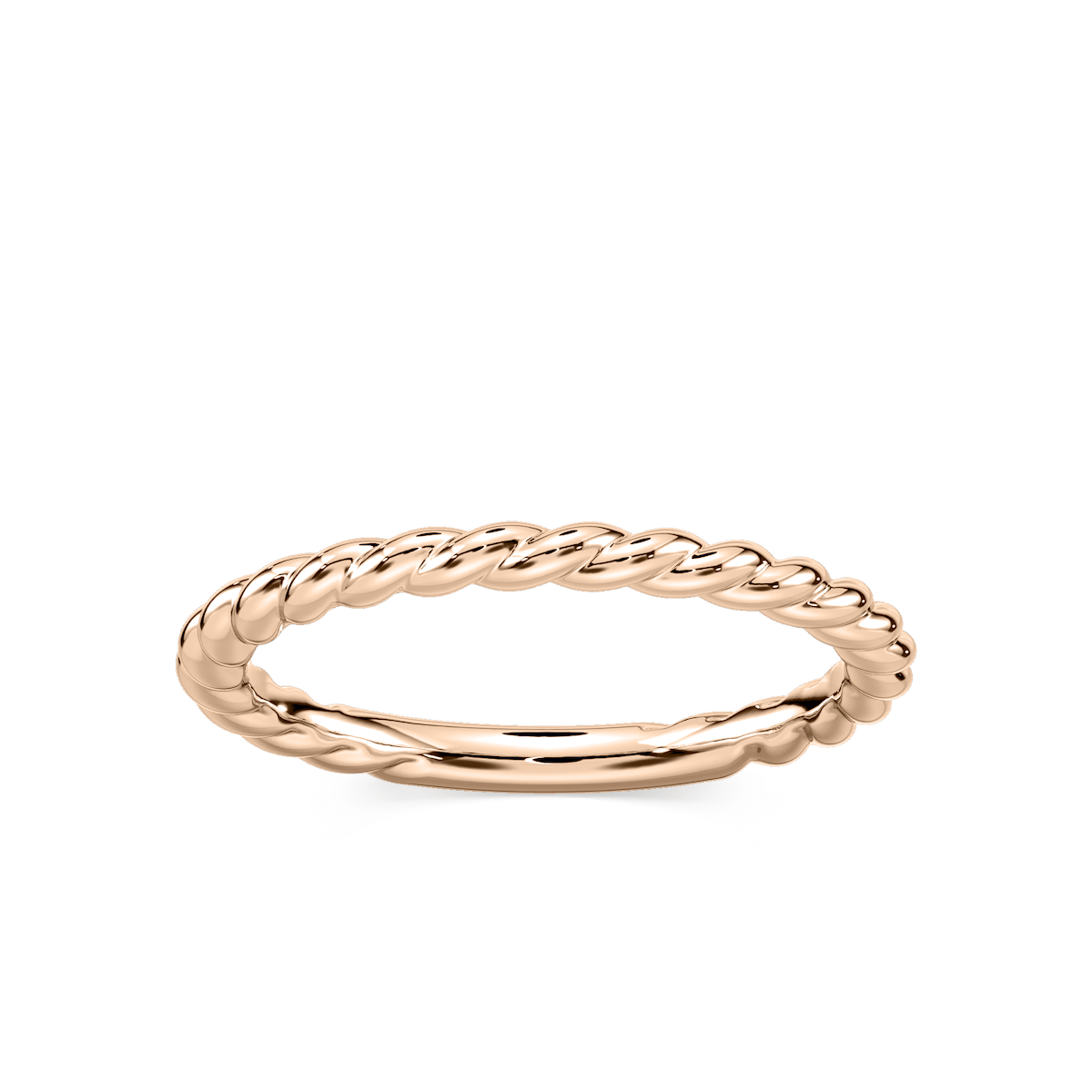 Cali 1.90mm Rope Plain Metal Band