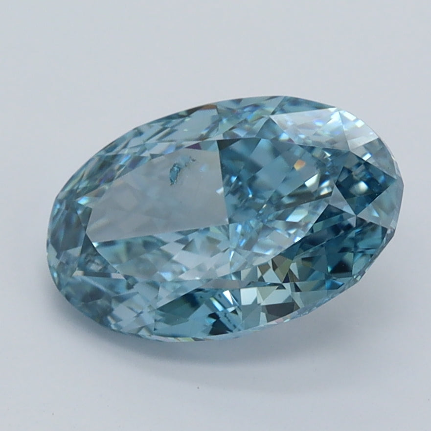 2.45 Carat Oval Shaped, Excellent Cut, VS1 Clarity, IGI Certified Lab Grown Diamond