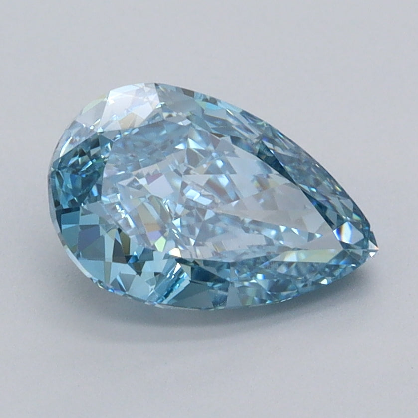 1.53 Carat Pear Shaped, Ideal Cut, VS1 Clarity, IGI Certified Lab Grown Diamond