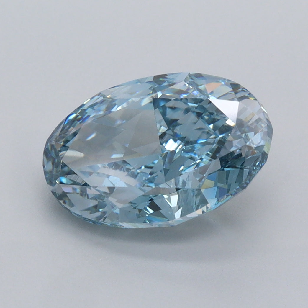 3.08 Carat Oval Shaped, Very Good Cut, VVS1 Clarity, IGI Certified Lab Grown Diamond