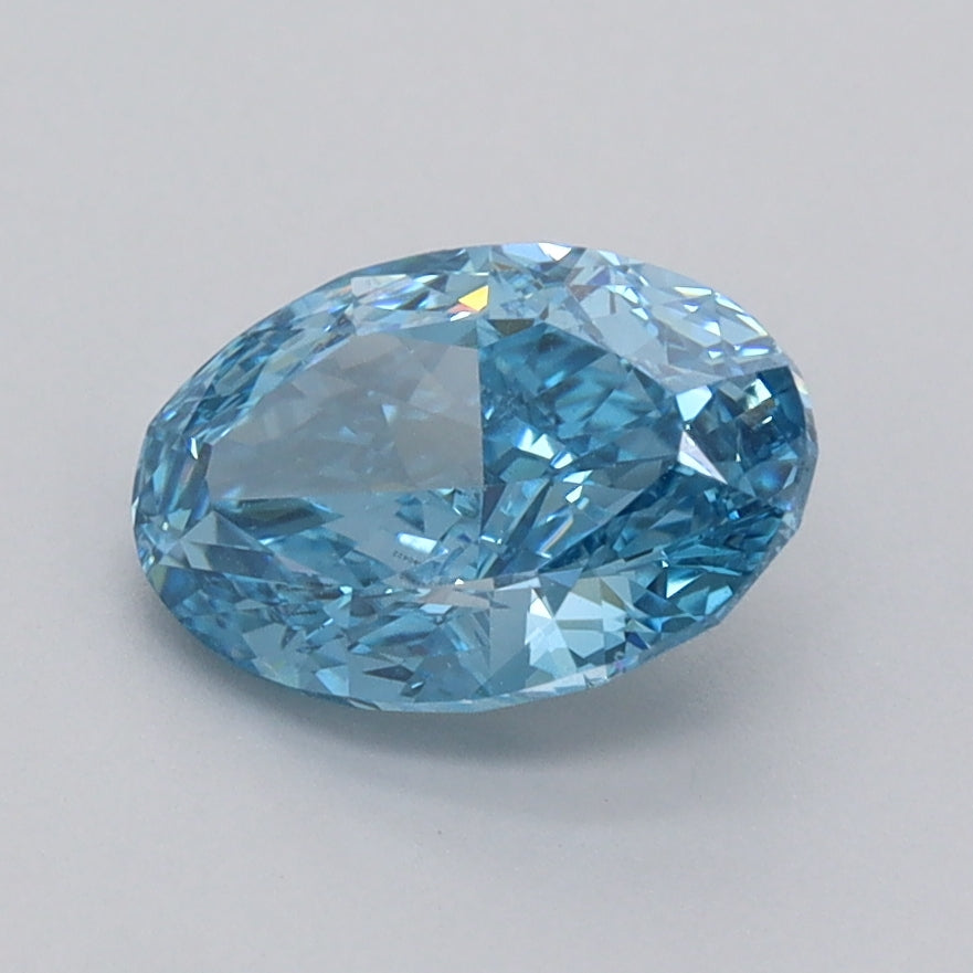 1.53 Carat Oval Shaped, Very Good Cut, VS1 Clarity, IGI Certified Lab Grown Diamond