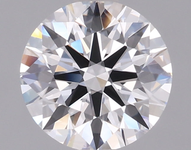 1.29 Carat Round Shaped, Ideal Cut, D Color, VVS2 Clarity, IGI Certified Lab Grown Diamond