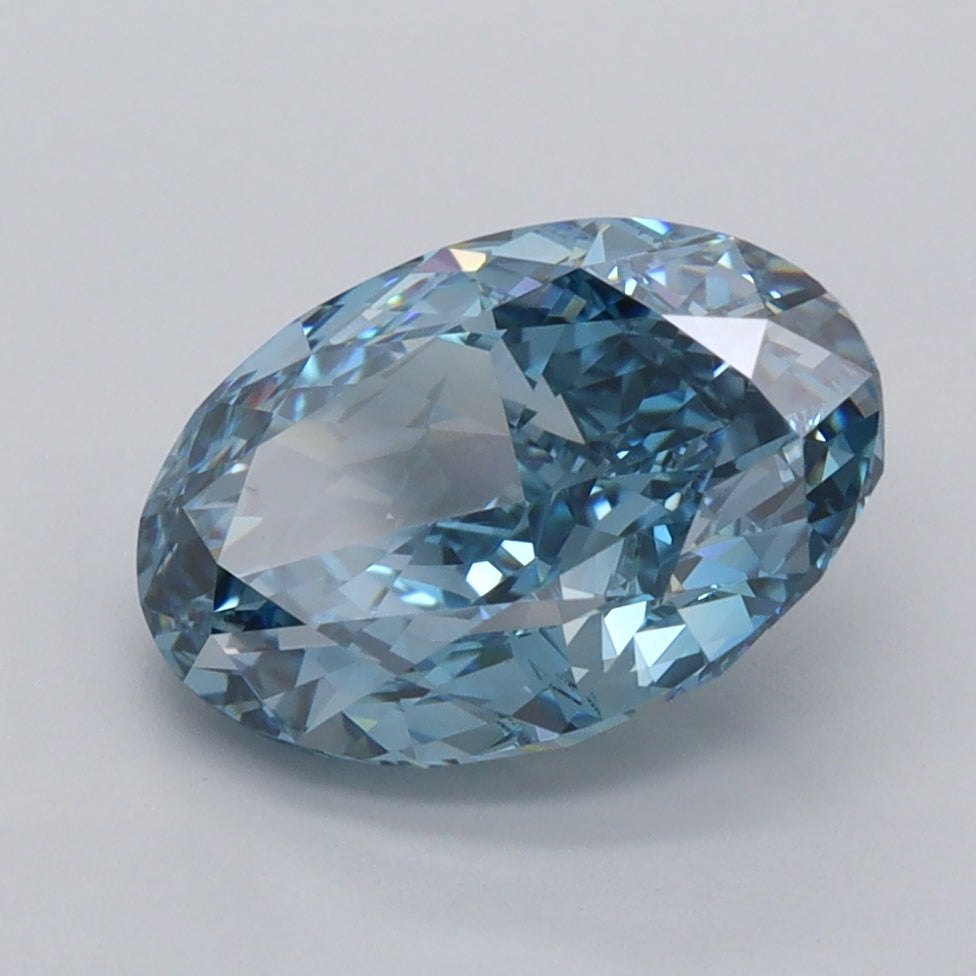 3.06 Carat Oval Shaped, Excellent Cut, VS1 Clarity, IGI Certified Lab Grown Diamond