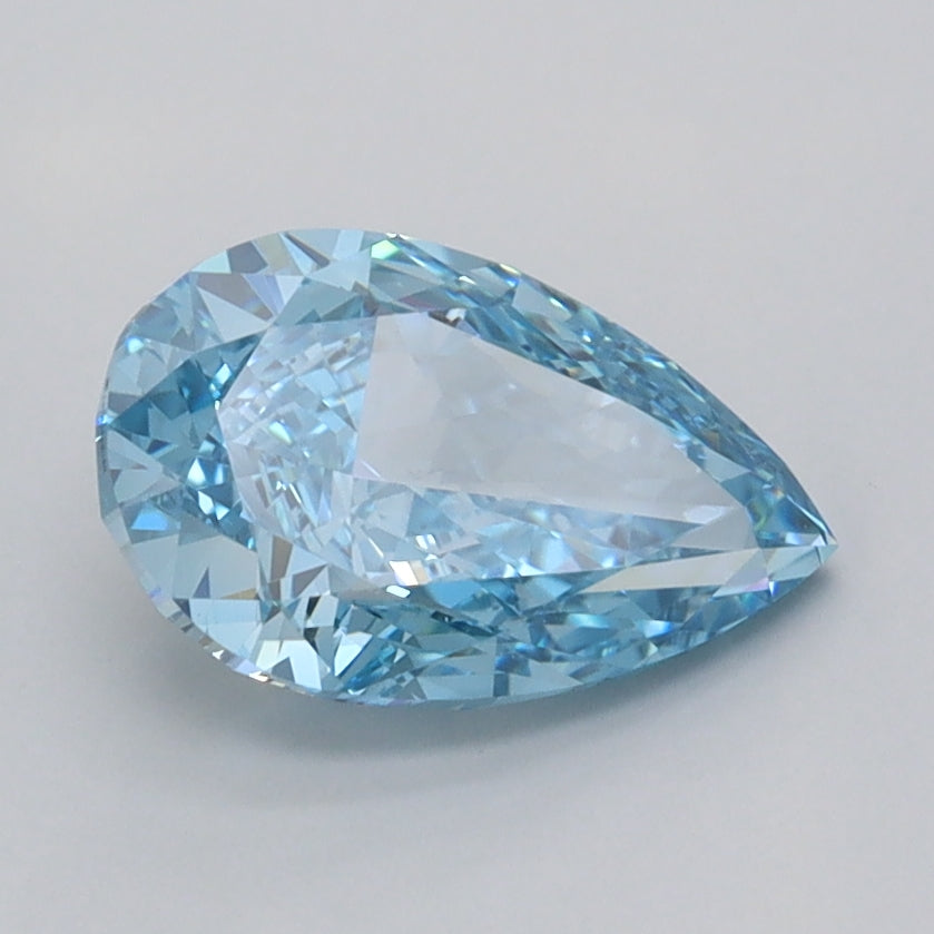 1.54 Carat Pear Shaped, Excellent Cut, VVS1 Clarity, IGI Certified Lab Grown Diamond