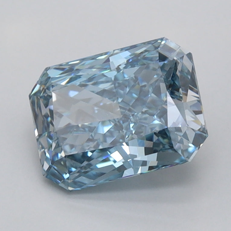 1.53 Carat Radiant Shaped, Excellent Cut, VS2 Clarity, IGI Certified Lab Grown Diamond