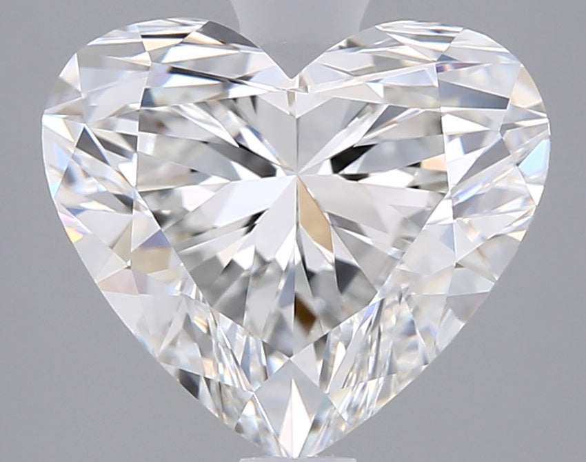2.51 Carat Heart Shaped, Ideal Cut, F Color, VVS1 Clarity, IGI Certified Lab Grown Diamond