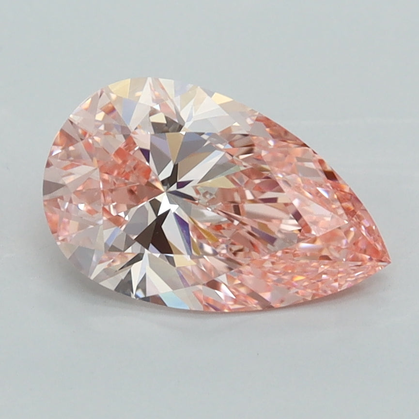 1.53 Carat Pear Shaped, Ideal Cut, VVS1 Clarity, IGI Certified Lab Grown Diamond