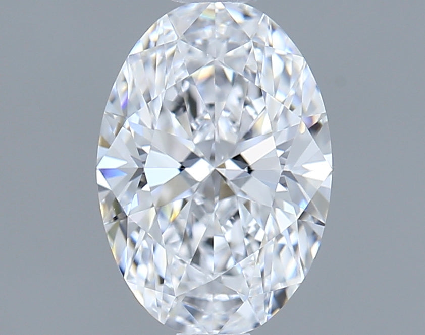 1.02 Carat Oval Shaped, Ideal Cut, D Color, FL Clarity, IGI Certified Lab Grown Diamond