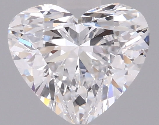 0.87 Carat Heart Shaped, Ideal Cut, D Color, VVS1 Clarity, IGI Certified Lab Grown Diamond