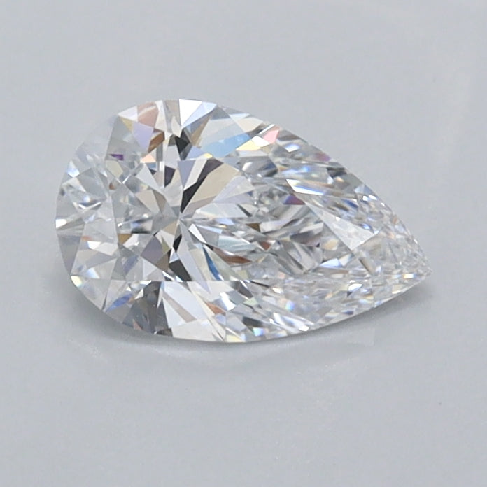 0.51 Carat Pear Shaped, Ideal Cut, D Color, VVS1 Clarity, IGI Certified Lab Grown Diamond