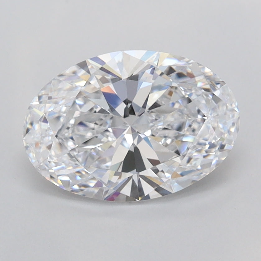 1.50 Carat Oval Shaped, Ideal Cut, D Color, FL Clarity, IGI Certified Lab Grown Diamond