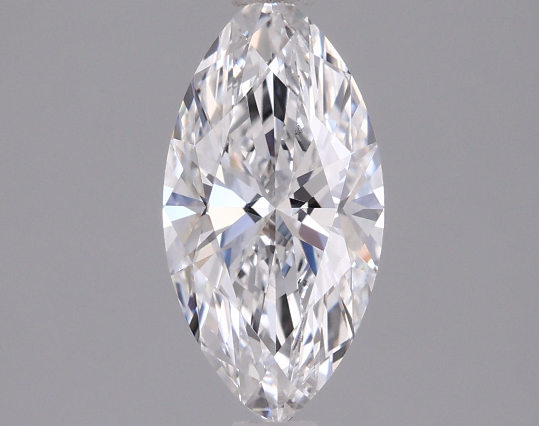 0.92 Carat Marquise Shaped, Ideal Cut, D Color, FL Clarity, IGI Certified Lab Grown Diamond