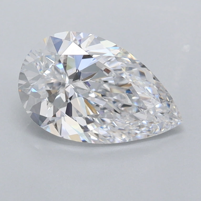 1.03 Carat Pear Shaped, Ideal Cut, E Color, FL Clarity, IGI Certified Lab Grown Diamond