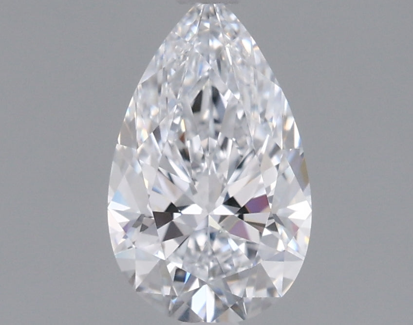 0.93 Carat Pear Shaped, Ideal Cut, D Color, VVS1 Clarity, IGI Certified Lab Grown Diamond