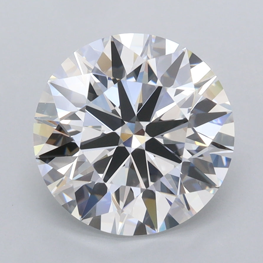 2.03 Carat Round Shaped, Ideal Cut, D Color, FL Clarity, IGI Certified Lab Grown Diamond