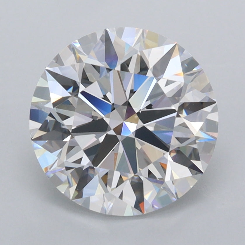 2.58 Carat Round Shaped, Ideal Cut, D Color, FL Clarity, IGI Certified Lab Grown Diamond