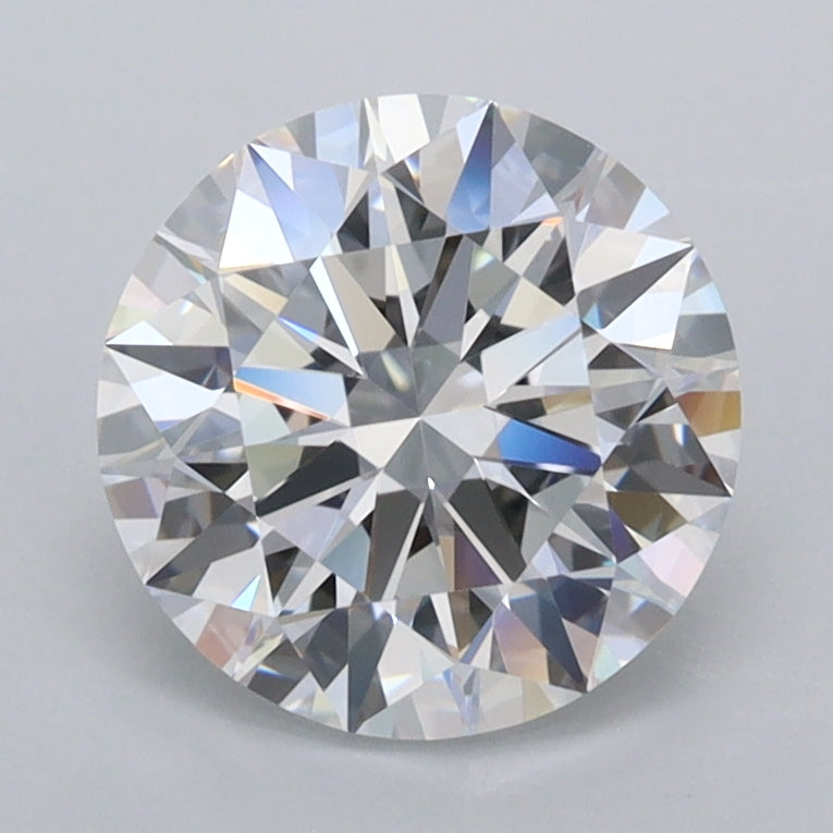 1.94 Carat Round Shaped, Ideal Cut, D Color, FL Clarity, IGI Certified Lab Grown Diamond