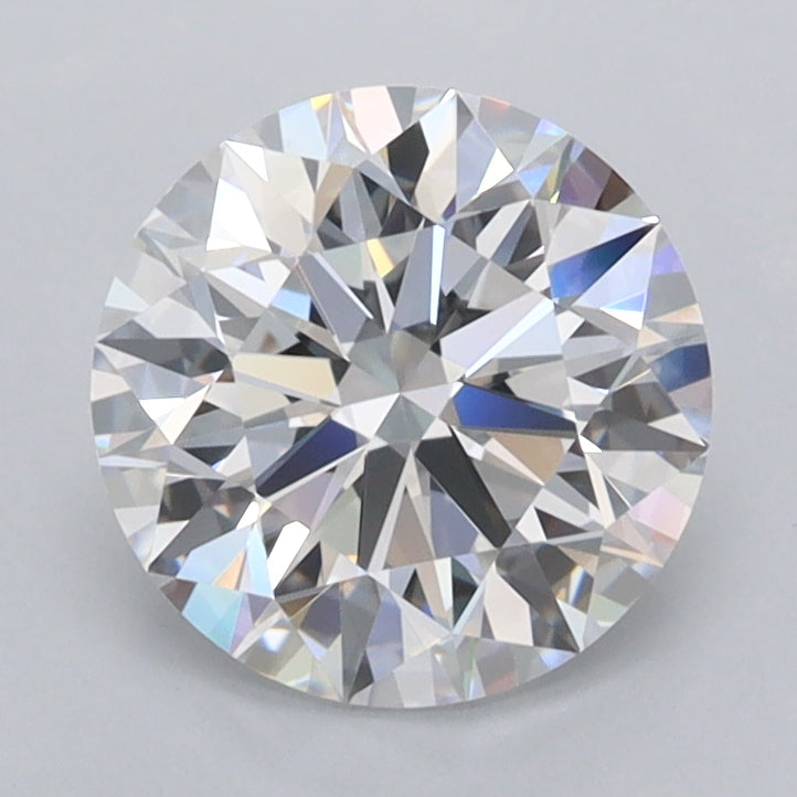 1.71 Carat Round Shaped, Ideal Cut, D Color, FL Clarity, IGI Certified Lab Grown Diamond