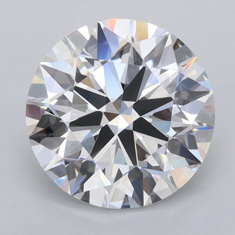 2.18 Carat Round Shaped, Ideal Cut, D Color, FL Clarity, IGI Certified Lab Grown Diamond