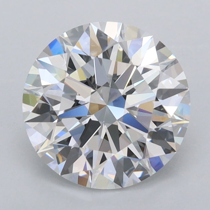 1.89 Carat Round Shaped, Ideal Cut, D Color, FL Clarity, IGI Certified Lab Grown Diamond