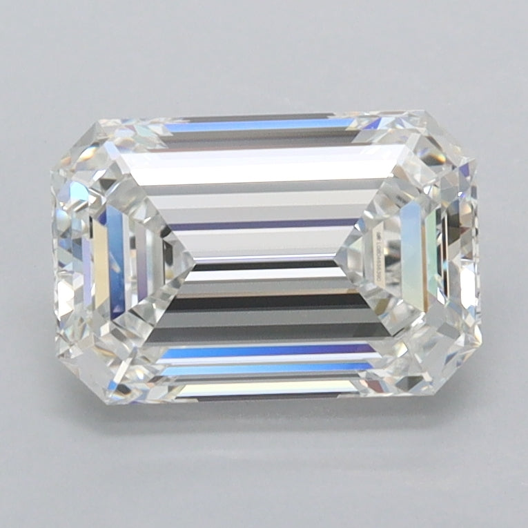 1.68 Carat Emerald Shaped, Ideal Cut, E Color, FL Clarity, IGI Certified Lab Grown Diamond