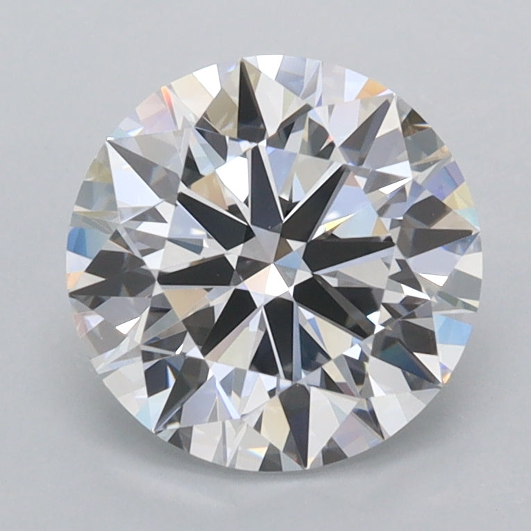 1.99 Carat Round Shaped, Ideal Cut, E Color, FL Clarity, IGI Certified Lab Grown Diamond